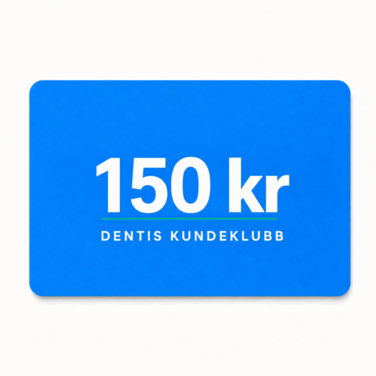 Kundeklubb gavekort - 150 kr