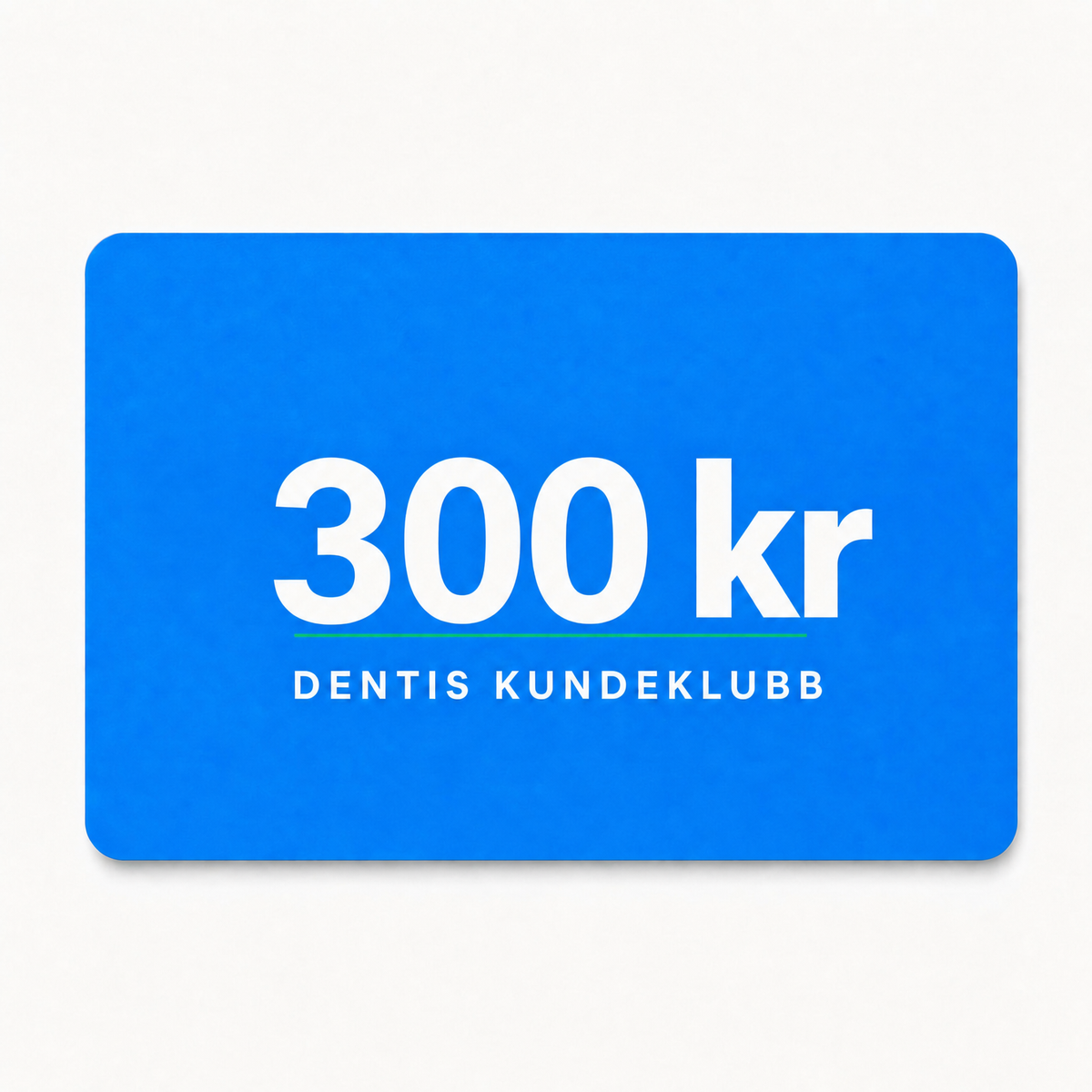 Kundeklubb gavekort - 300 kr